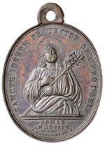 Imola - Medaglia 1850 Beata Vergine del ... 