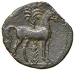 SICILIA Siculo-puniche (300 circa a.C.)  AE ... 
