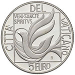 Sede Vacante 2005 5 Euro commemorativo proof ... 