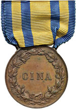 Vittorio Emanuele III Medaglia CINA - Bini ... 
