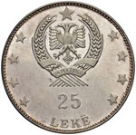 ALBANIA 25 Lek 1968 – KM 21.1 AG (g 83,33) ... 