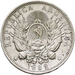 ARGENTINA Peso 1882 - AG (g 24,90) Colpetti ... 