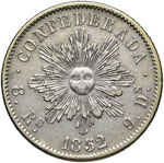 ARGENTINA Cordoba 8 Reales 1852 - KM 32 AG ... 