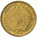 COLOMBIA 5 Pesos 1919 - ... 