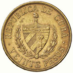 CUBA 20 Pesos 1915 - Fr. 1 AU (g 33,41) ... 