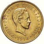 CUBA 5 Pesos 1915 - Fr. ... 