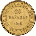 FINLANDIA Nicola II (1894-1917) 20 Markka ... 