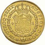 SPAGNA Carlo IV (1788-1808) 4 Escudos 1803 ... 
