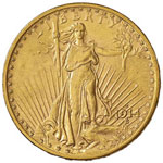 USA 20 Dollari 1914 S – Fr. 186 AU (g ... 