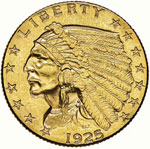 USA 2,50 Dollari 1925 ... 