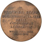 FASCISMO Medaglia 1939 Inaugurazione della ... 
