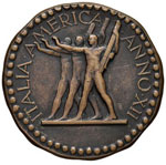 FASCISMO Medaglia 1934 a. XII Giochi ... 