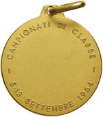 Medaglia 1964 Premio Campionati italiani di ... 