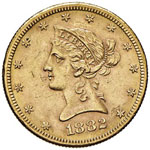 USA - 10 Dollari 1882 S ... 