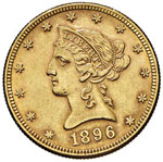 USA - 10 Dollari 1896 - ... 
