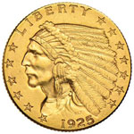 USA  - 2,50 Dollari 1925 ... 