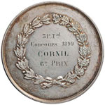 Medaglia premio concorso 1899 Cornil - MA (g ... 