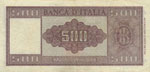 Banca d’Italia - 500 Lire A174 026500 ... 