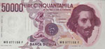 Banca d’Italia 50.000 Lire 1985 WB 077156 ... 