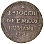 Pio VI (1775-1799) Sampietrino 1795 - Munt. ... 