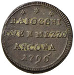 Pio VI (1775-1799) Ancona Sampietrino 1796 - ... 