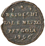 Pio VI (1775-1799) Pergola Sampietrino 1796 ... 