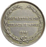 Pio IX (1846-1878) Medaglia 1846 per ... 