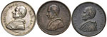Leone XIII (1878-1903) Lotto di tre medaglie ... 
