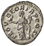 Lucio Vero (161-167) Denario - Testa a d. - ... 
