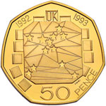 INGHILTERRA Elisabetta II (1952-) 50 Pence ... 
