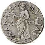 MANTOVA Carlo I (1627-1637) Lira 1633 - MIR ... 