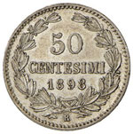 SAN MARINO 50 Centesimi 1898 – AG (g 5,04)