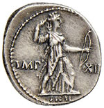 Augusto (27 a.C.-14) Denario (Lugdunum) ... 