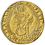 Pio II (1458-1464) Ducato papale - Munt. 7 ... 