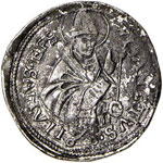Adriano VI (1522-1523) Parma Mezzo giulio ... 
