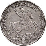 Clemente XI (1700-1721) Piastra 1708 A. VIII ... 