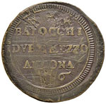 Pio VI (1774-1799) Ancona Sampietrino 1796 ... 
