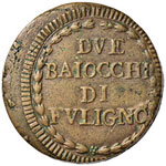 Pio VI (1774-1799) Foligno 2 Baiocchi A. XXI ... 