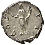 Marco Aurelio (161-180) Denario - Testa a d. ... 
