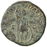 Marco Aurelio (161-180) Sesterzio - Testa ... 