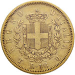 Vittorio Emanuele II (1861-1878) 10 Lire ... 