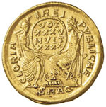 Costanzo II (335-360) Solido (Aquileia) ... 