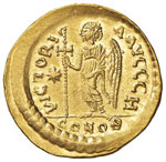 BISANZIO Anastasio (491-518) Solido - Busto ... 