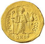 BISANZIO Giustiniano I (527-565) Solido – ... 