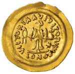 BISANZIO Giustino II (565-578) Tremisse ... 
