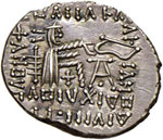 PARTHIA Vologases III (105-147 d.C.) Dramma ... 