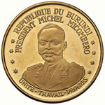 BURUNDI 100 Franchi 1967 ... 