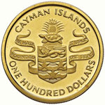 CAIMAN ISLANDS 100 Dollari 1974 Churchill ... 