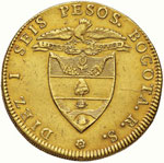 COLOMBIA Repubblica (1821-) 16 Pesos 1839 ... 