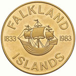 FALKLANDS 50 Pence 1983 – Fr. 7 AU (g ... 